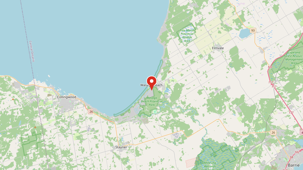Map of our service area